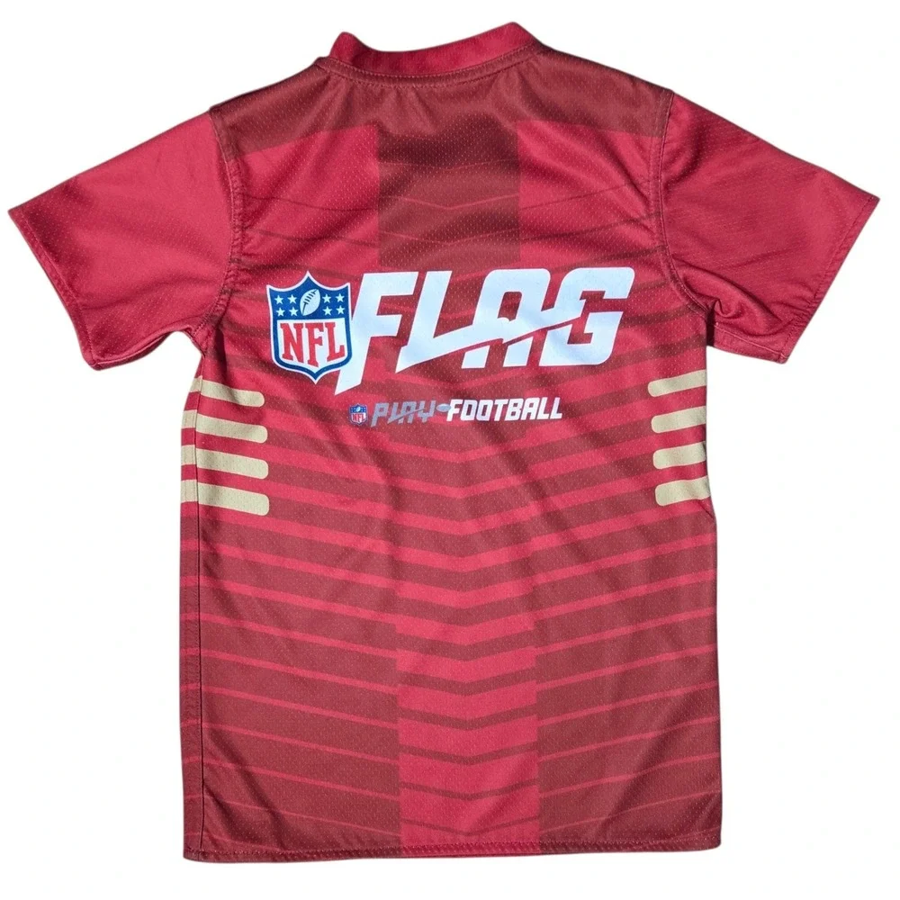 San Francisco 49ers NFL Flag Football Reversible Jersey Youth Small - Picture 3 of 5